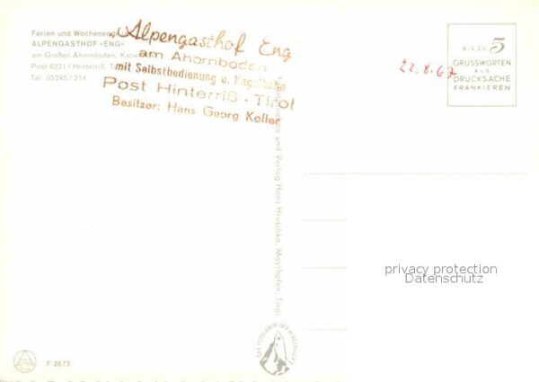 Eng Hinterriss Tirol Alpengasthof Eng Bar Gaststube Gr Ahorn – Bild 2