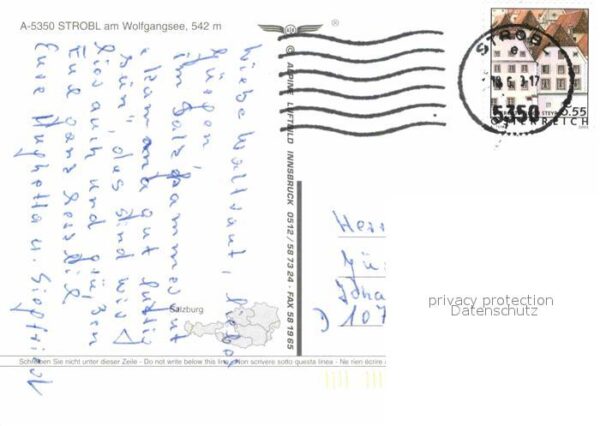 Strobl Wolfgangsee Fliegeraufnahme – Bild 2
