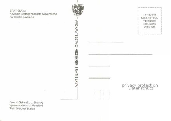 Bratislava Pressburg Pozsony Kaviaren Bystrica na moste Slovenskeho – Bild 2