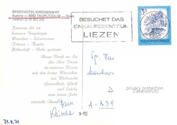 Tauplitzalm Sporthotel Kirchenwirt – Bild 2