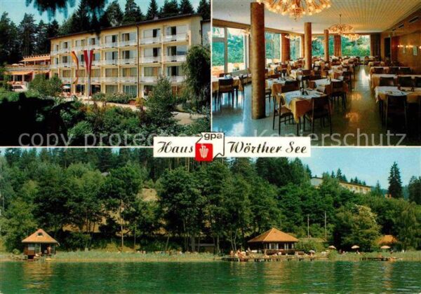 Toeschling Poertschach Woerthersee Haus Wörthersee Speisesaal Seepanorama