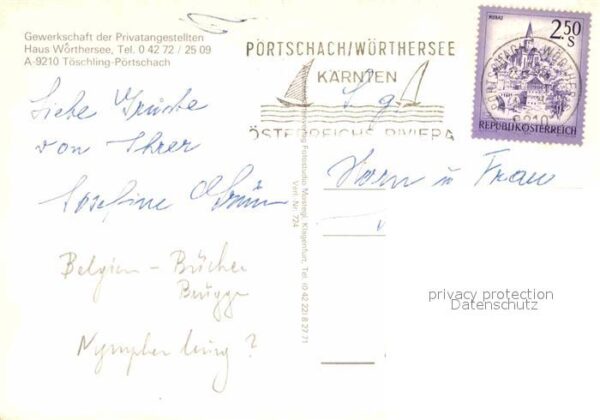 Toeschling Poertschach Woerthersee Haus Wörthersee Speisesaal Seepanorama – Bild 2