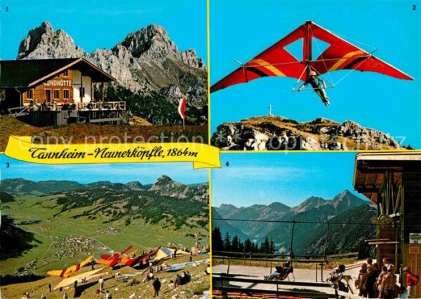 Tannheim Tirol Gundhütte Neunerköpfle Drachenflieger P