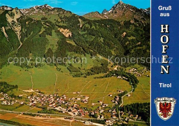 Hoefen Tirol mit Höfener Jöchl Hahnenkamm Titzl und