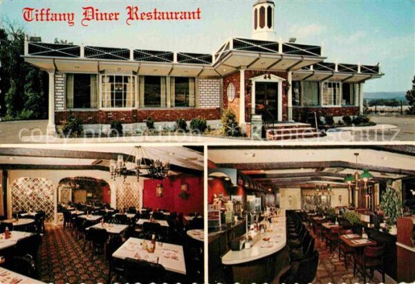 Ramsey New Jersey Tiffany Diner Restaurant Gastraum Bar