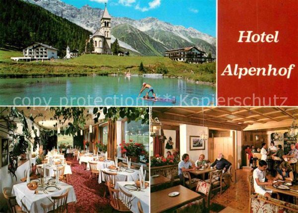 Sulden Solda Hotel Alpenhof Speisesaal Gastraum Bar
