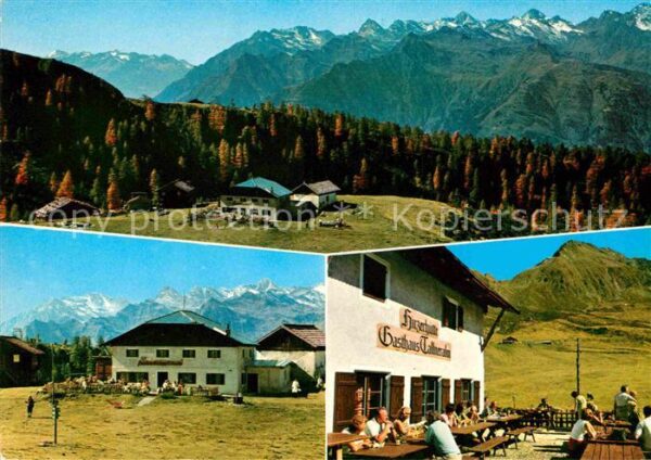 Suedtirol Gasthaus Tallner Alm Hirzerhütte Panora