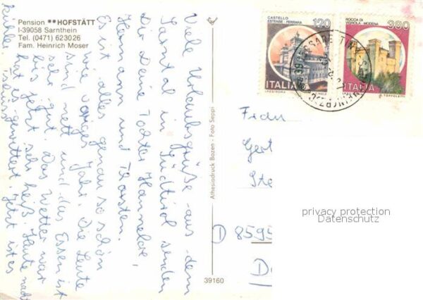 Sarnthein Pension Hofstätt – Bild 2