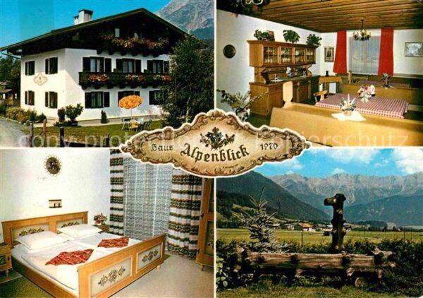 Leogang Pension Haus Alpenblick Brunnen Alpenbl