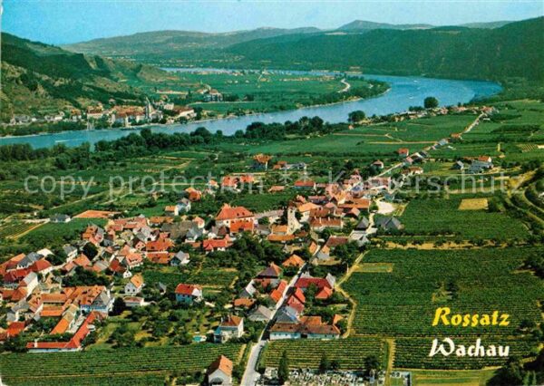Rossatz-Arnsdorf mit Dürnstein Wachau Donau Fliegeraufna