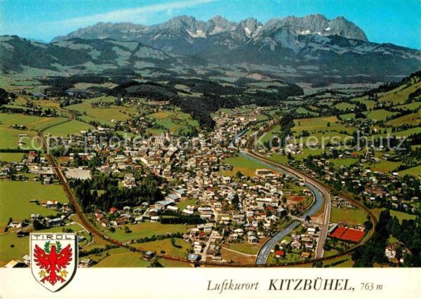 Kitzbuehel Tirol Sommerfrische Wintersportplatz mit Schw