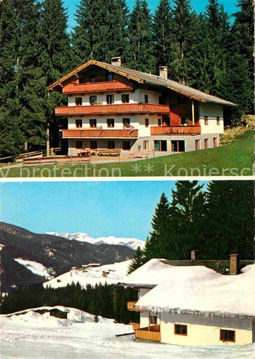 Oberau Wildschoenau Tirol Erholungsheim Waldhof Winterpanorama Al