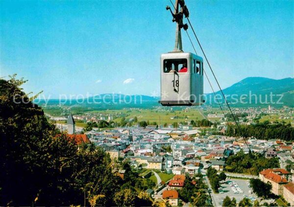Hallein Seilbahn zum Salzbergwerk Dürrnberg