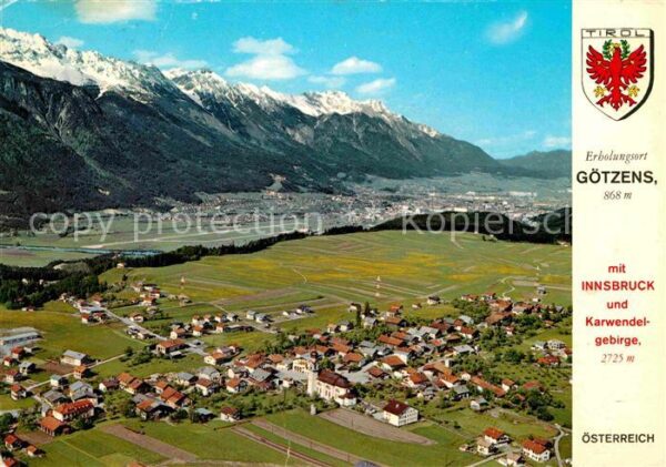 Goetzens Tirol mit Innsbruck und Karwendelgebirge Flie