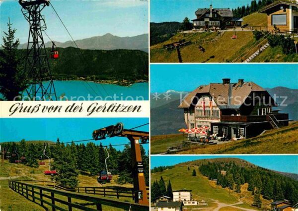 Bodensdorf Steindorf Kanzelbahn auf die Gerlitzen Alpengasth