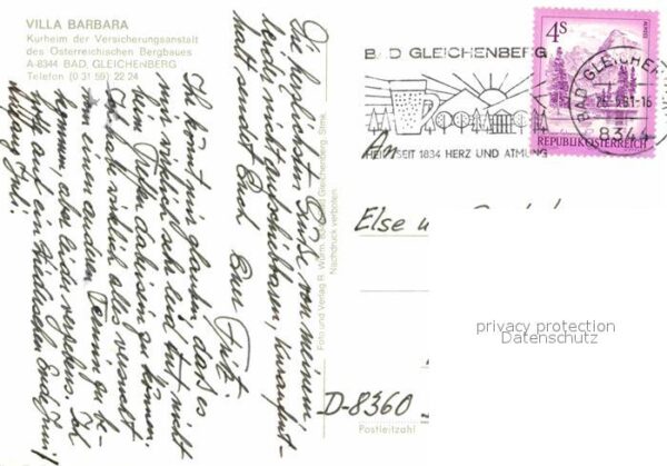 Bad Gleichenberg Villa Barbara Kurheim – Bild 2
