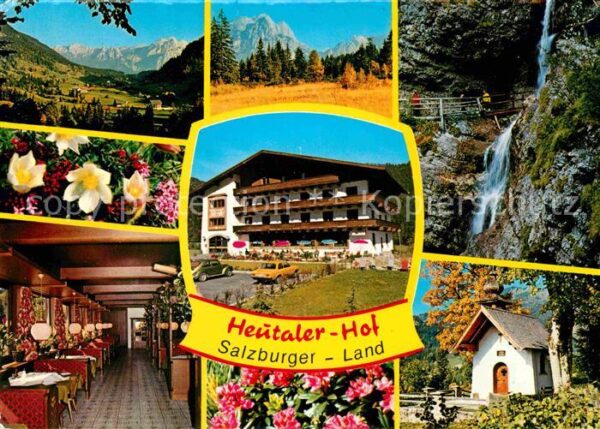 Heutal Unken Gasthof Pension Heutaler Hof Landschaft