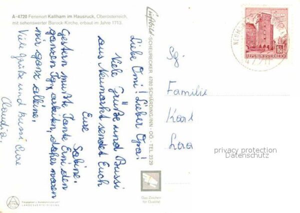 Kallham Erholungsort im Hausruck Barockkirche F – Bild 2