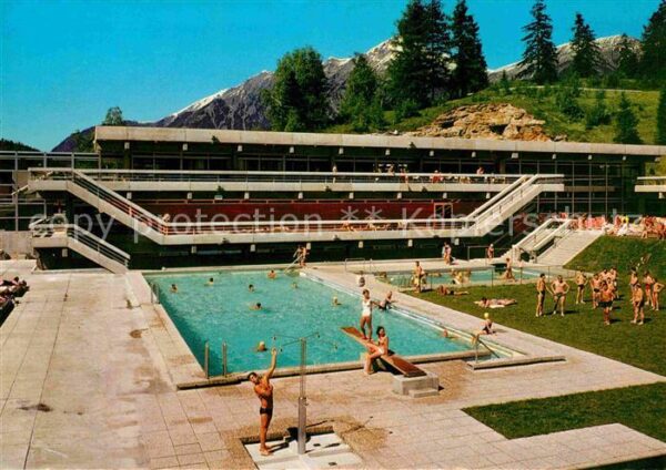 Bad Gastein Felsenbad Sportbecken Blick vom Gamskar