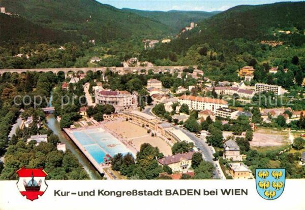 Baden Wien Kur und Kongresstadt Thermalstrandbad V