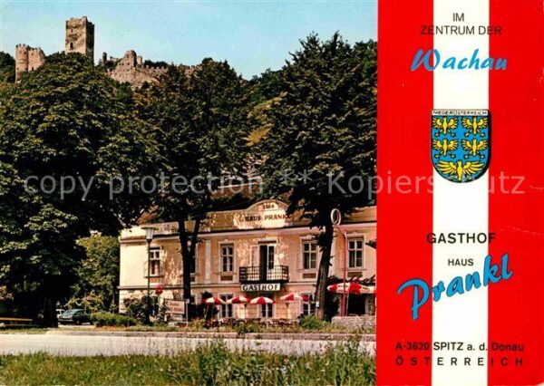Spitz Donau Gasthof Haus Prankl Burgruine