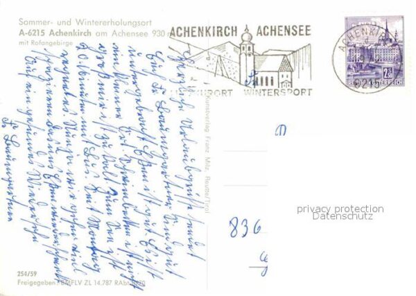 Achenkirch mit Rofangebirge Fliegeraufnahme – Bild 2