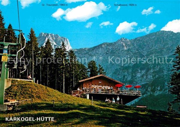 Abtenau Karkogel Hütte Sessellift Tennengebirge