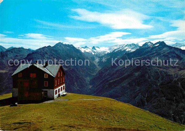 Neukirchen Grossvenediger Wildkogelhaus Blick ins Habachtal mit H