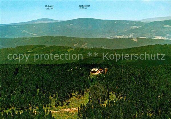 Altreichenau Berggasthof Dreisessel mit Blick in die