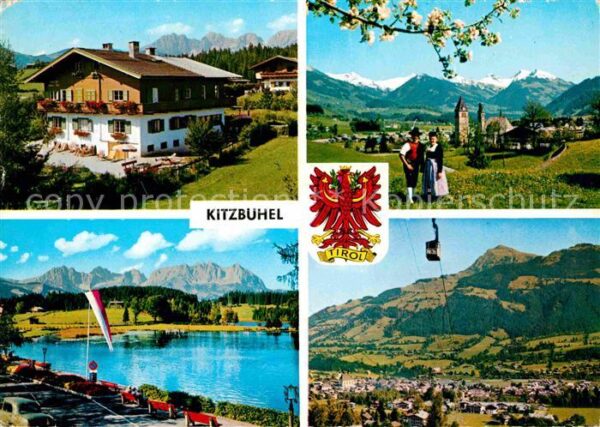 Kitzbuehel Tirol Pension Landhaus Maier Schwarzsee Bergb