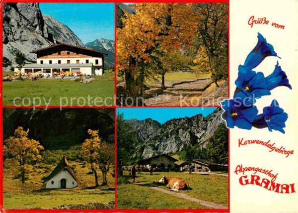 Gramaialm Alpengasthof Gramai Kapelle Almvieh Bla