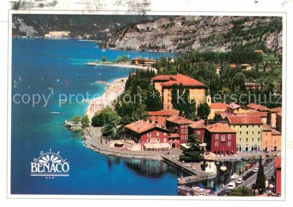 Torbole Lago di Garda Hotel Benaco Panorama Küste