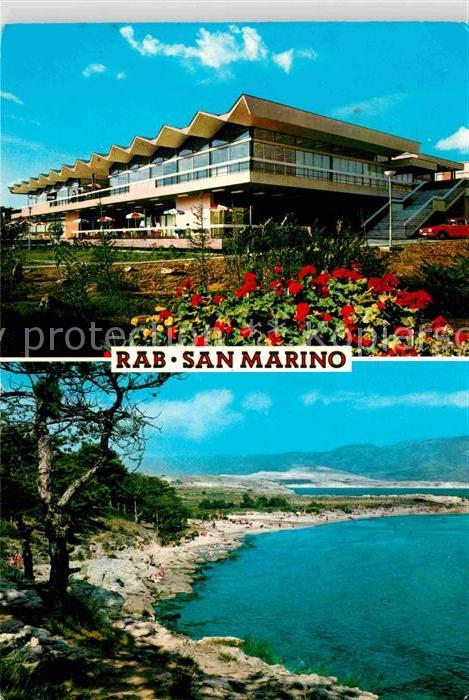 Rab Croatia Hotel Siedlung San Marino Panorama Küst