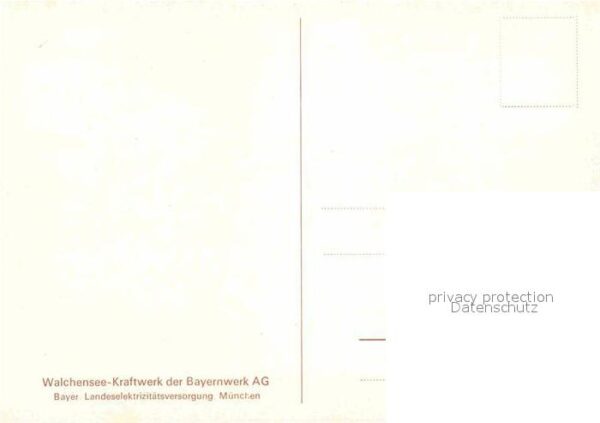 Walchensee Kraftwerk der Bayernwerk AG Fliegeraufn – Bild 2