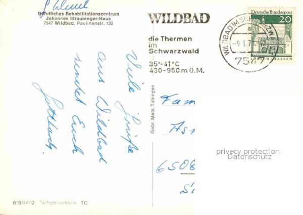 Wildbad Schwarzwald Berufliches Rehabilitationszentrum Joha – Bild 2