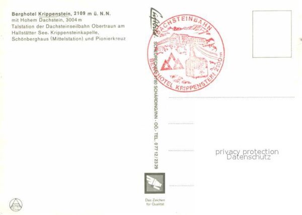 Obertraun Berghotel Krippenstein mit Hohem Dachst – Bild 2
