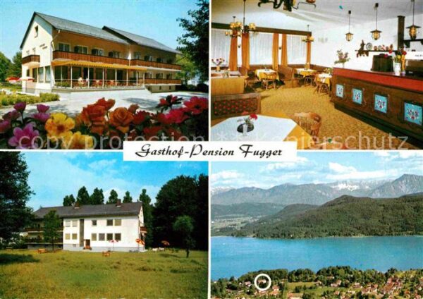 Krumpendorf Woerthersee Gasthof Pension Fugger Karawanken Flieg