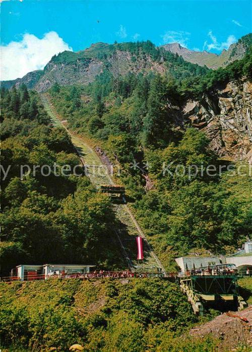 Kaprun Lärchwand Schrägaufzug der Tauernkraftw