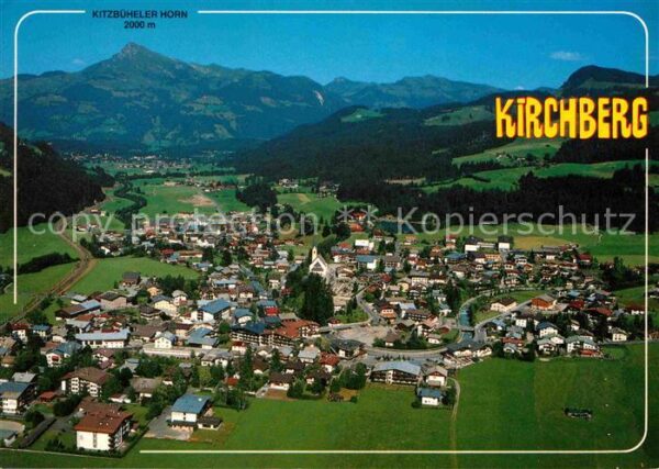 Kirchberg Tirol Panorama Blick zum Kitzbüheler Horn Kit