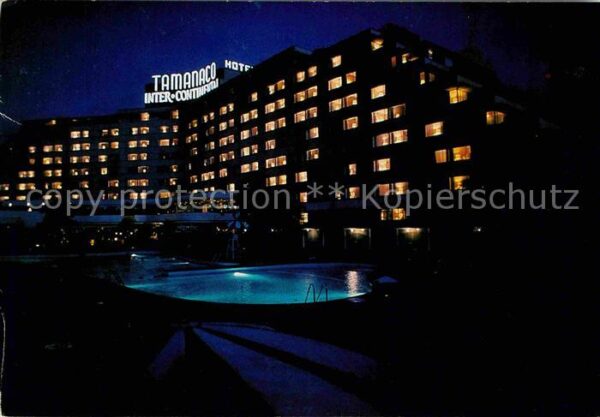 Caracas Hotel Tamanaco Inter Continental at nig