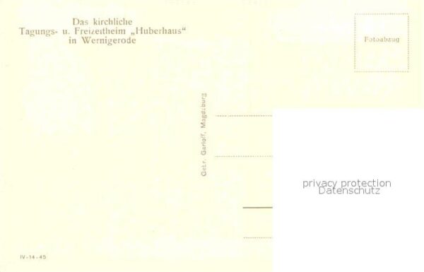 Wernigerode Harz Kirchliches Tagungs und Freizeitheim Hu – Bild 2