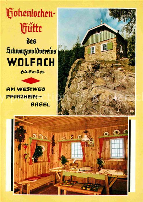 Wolfach Hohenlochenhütte des Schwarzwaldvereins
