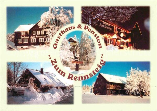 Friedrichshoehe Neuhaus Rennweg Gasthaus Pension Zum Rennsteig Winterpa