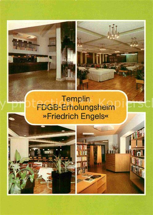 Templin FDGB Erholungsheim Friedrich Engels Emp