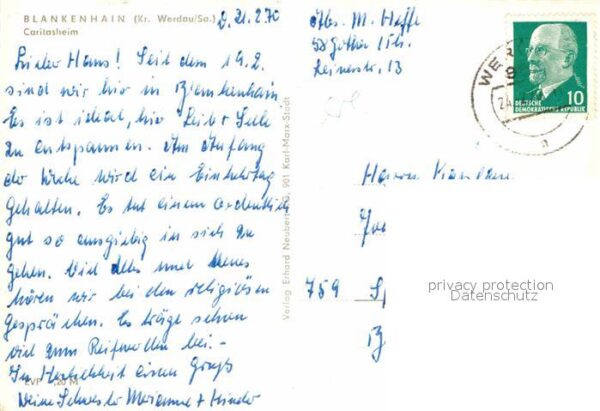 Blankenhain Crimmitschau Caritasheim – Bild 2