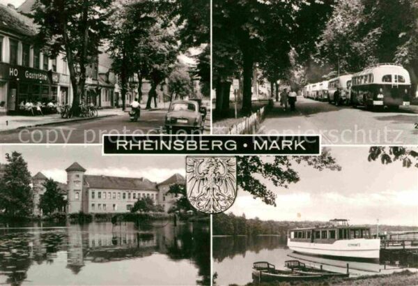 Rheinsberg Strasse der Jugend Markt Schloss jetzt
