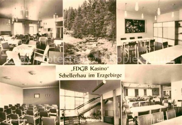 Schellerhau FDGB Kasino Innenansichten Weisseritz
