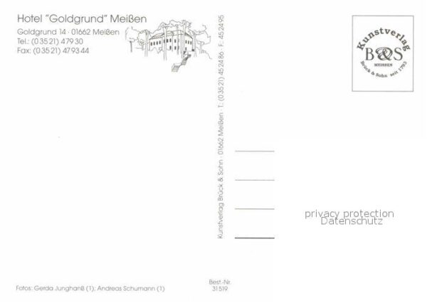 Meissen Elbe Sachsen Hotel Goldgrund Burgberg Dom Albrechtsb – Bild 2