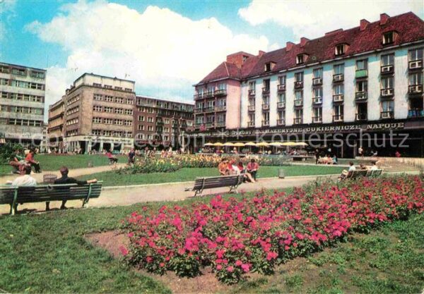 Wroclaw Skwer przy ulicy Swidnickiej