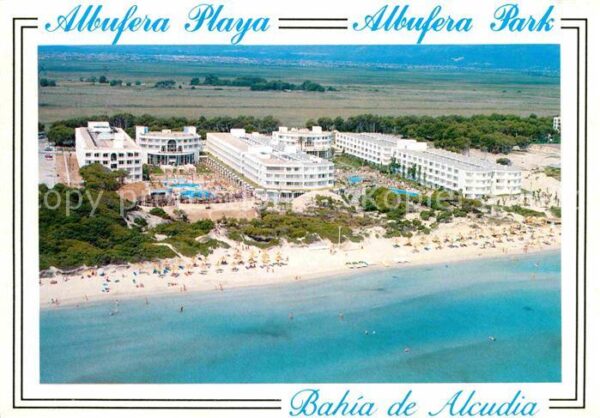 Playa de Muro Albufera Playa Bahia de Alcudia vista a